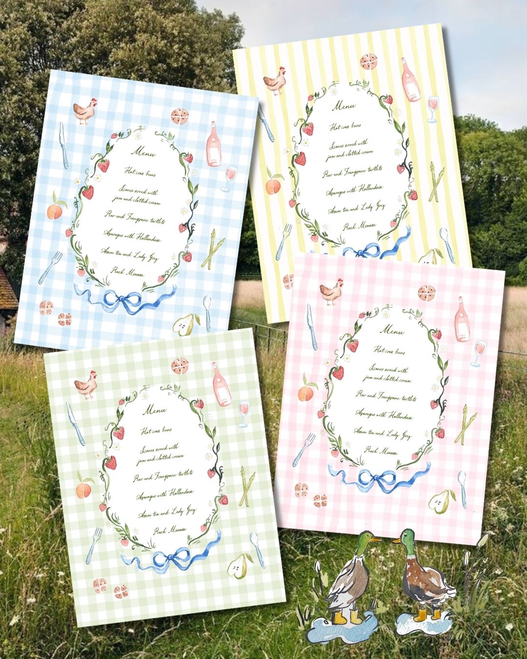 Spring menu