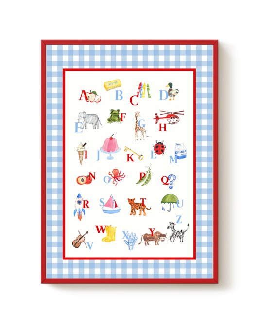 Alphabet print
