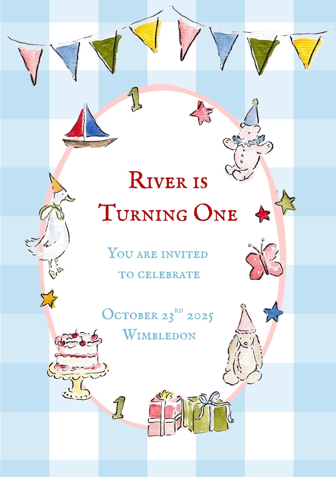 Children's Birthday Invite Template