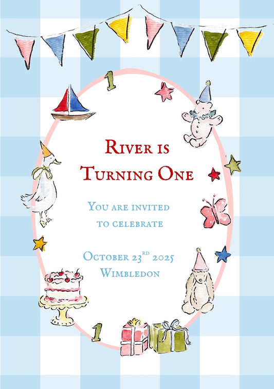 Children's Birthday Invite Template