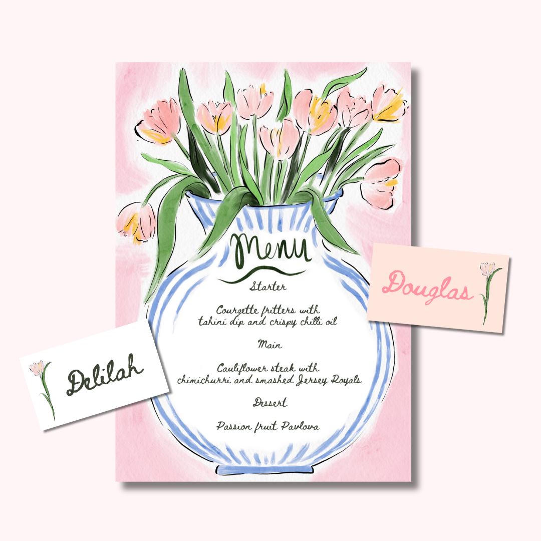 Tulip Menu Template