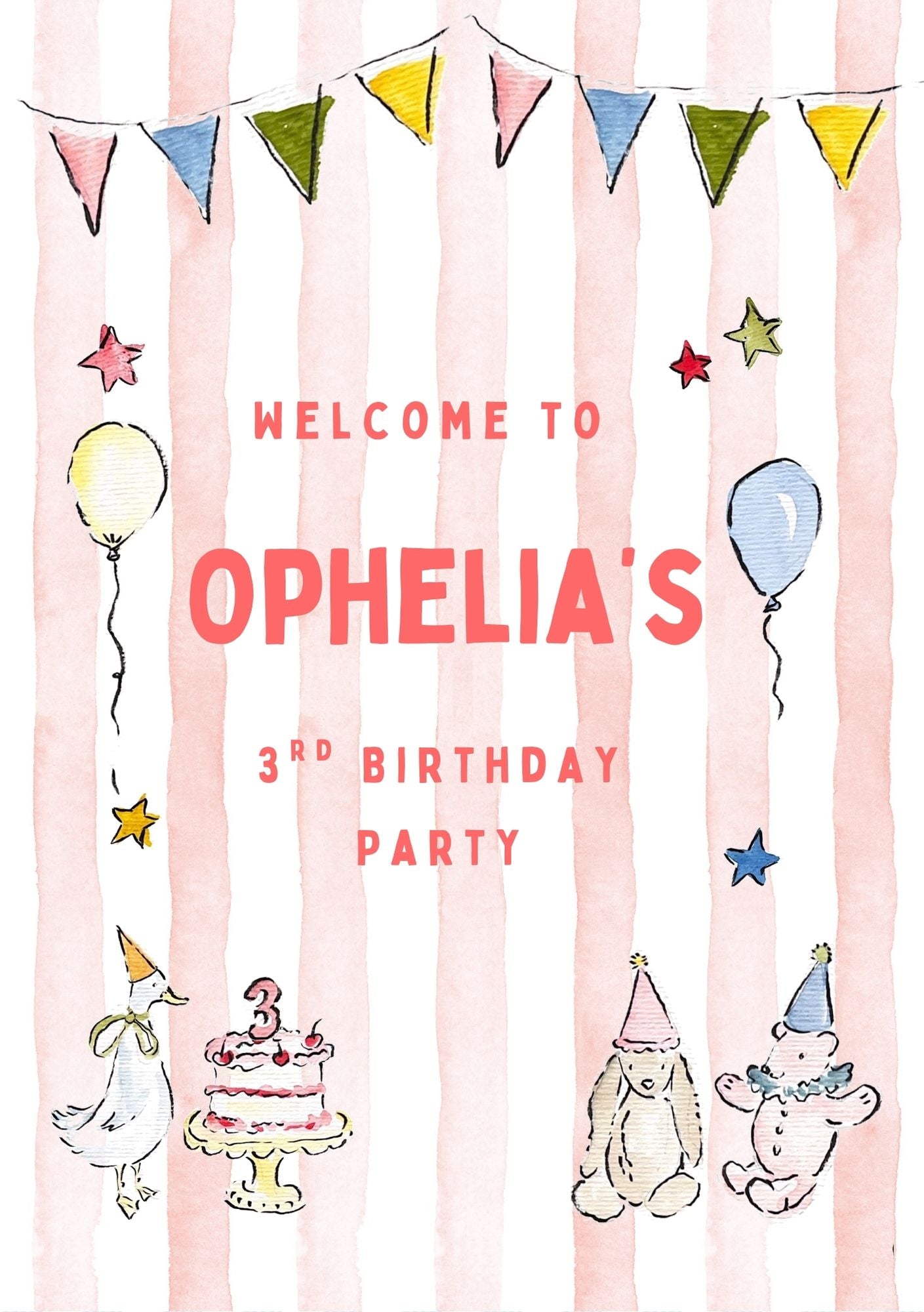 Children's Birthday Invite Template