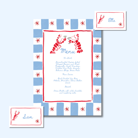 Lobster Menu