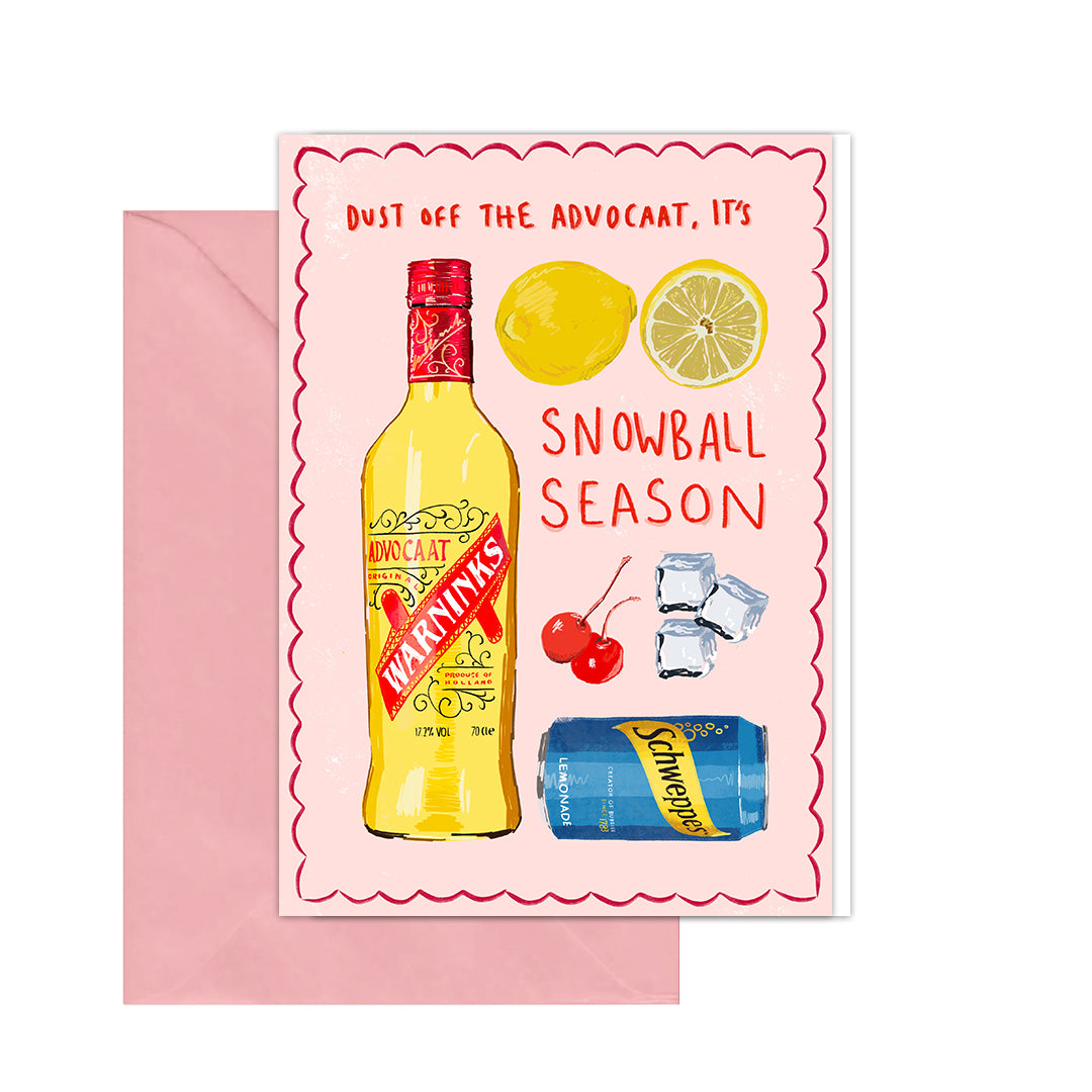 Christmas cards: Snowball Recipe