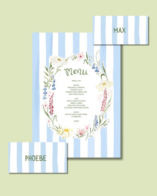 Garden menu